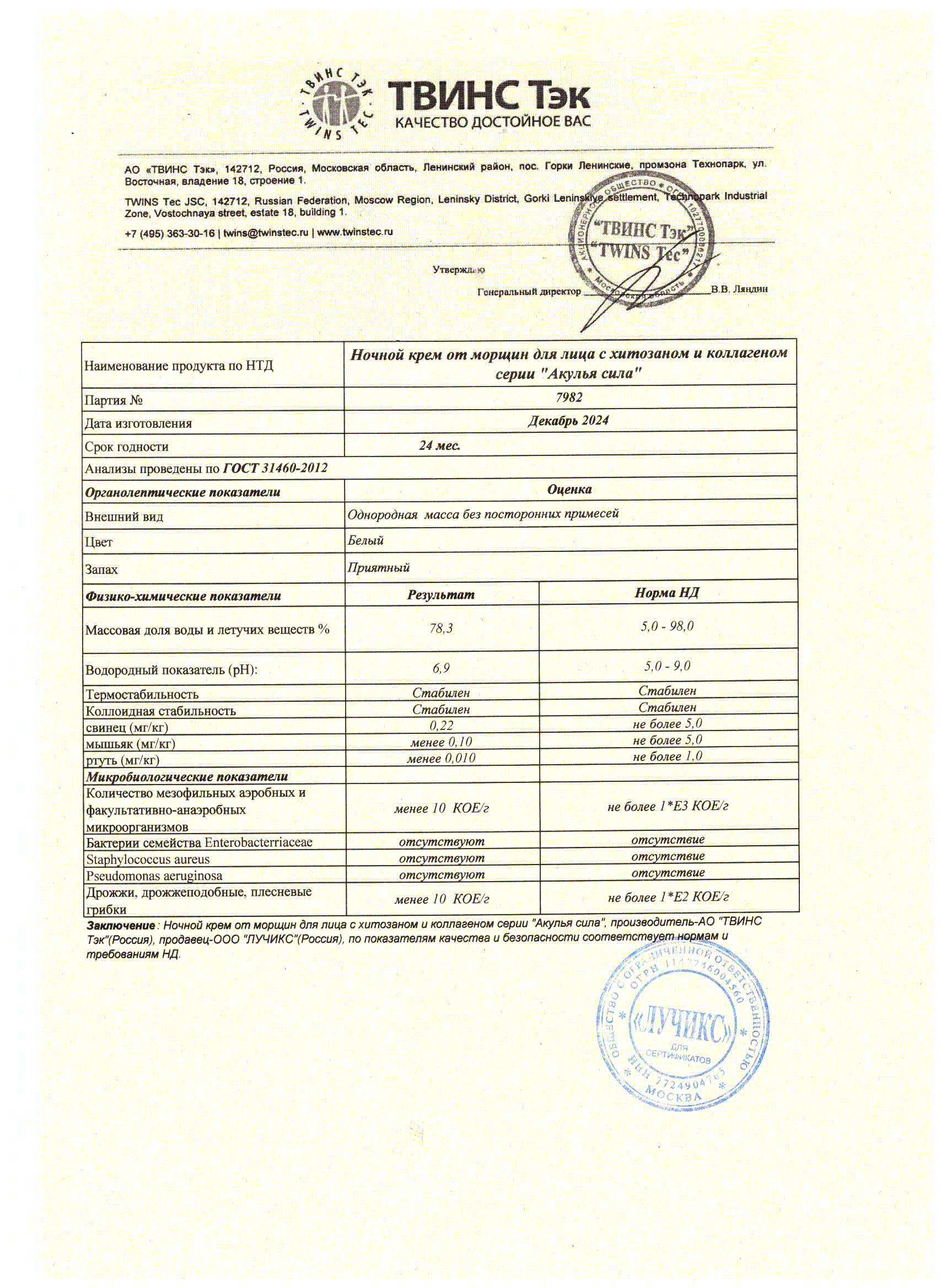 Паспорт №122024